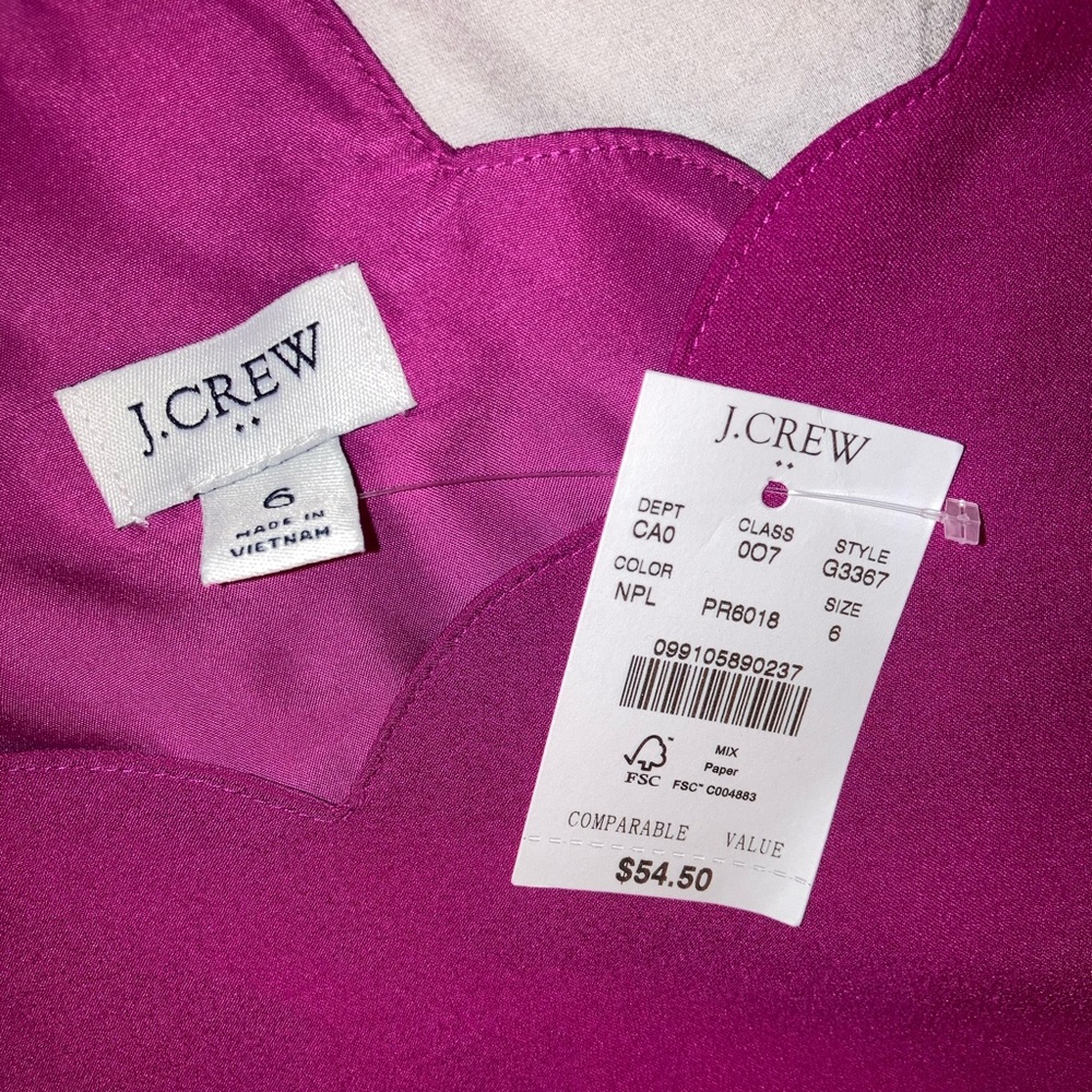raspberry color. formal & casual. can dress it up.